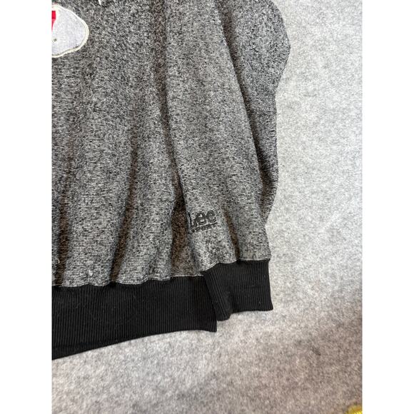 VINTAGE 90s Lee Sport Wisconsin Badgers Sweatshirt Men Medium Gray NCAA Football - Picture 4 of 6